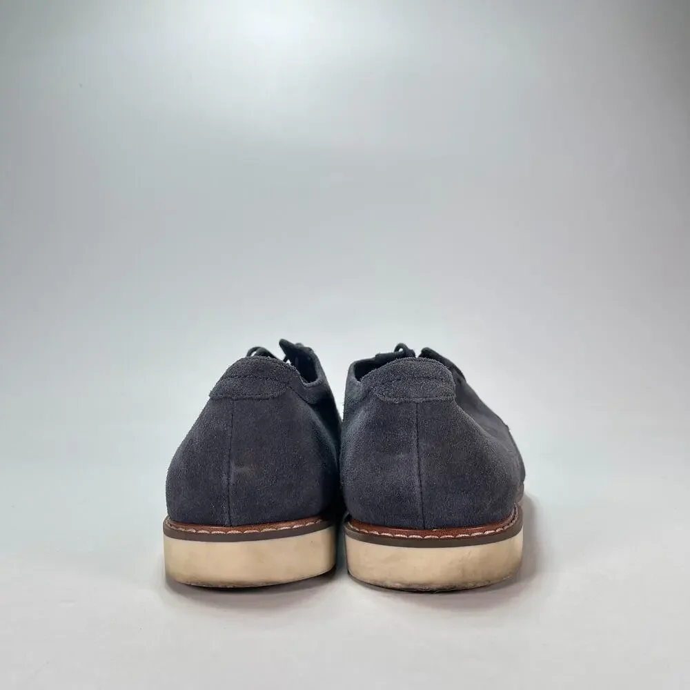 BP Shane-Lea Dark Gray Suede Casual Low Top Plain Toe Derby Shoes Men's Size 12M